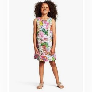 Lilly Pulitzer Nosey Posey Shift Dress 20th Anniv.  Target Girls Size XL 14/16